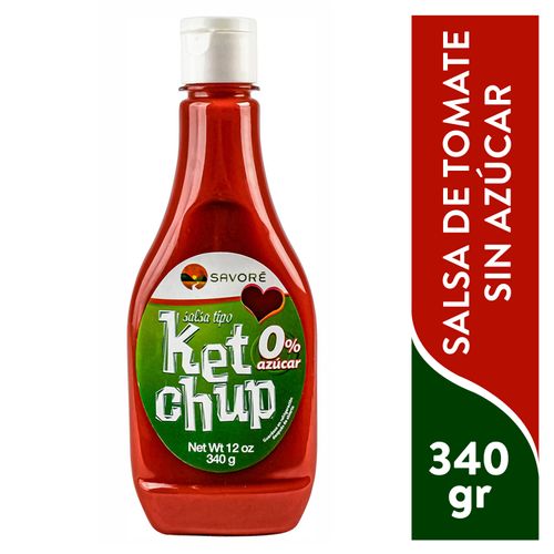 Ketchup Savoré Sin Azúcar - 340g