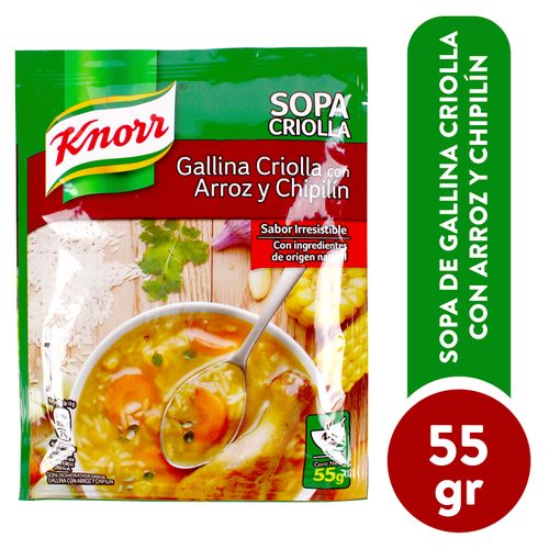 Sopa Knorr Gallina Arroz Chipilin - 55gr