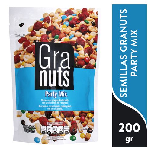 Semillas Granuts Party Mix Doypack - 200gr