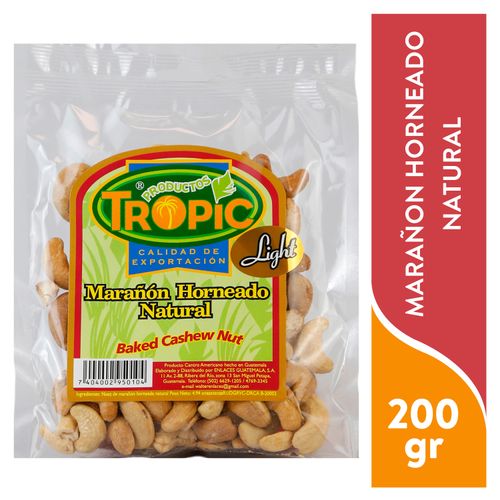 Boquita Tropical Marañon Horneada Light - 200gr