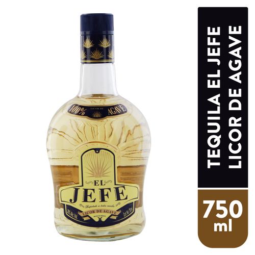 Tequila El Jefe licor de agave - 750 ml