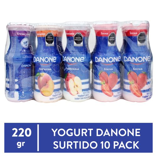 10 Pack Yogurt Danone Variedad - 2200gr