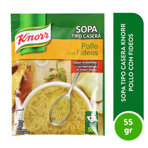 Sopa Knorr Pollo Con Fideos  - 55gr