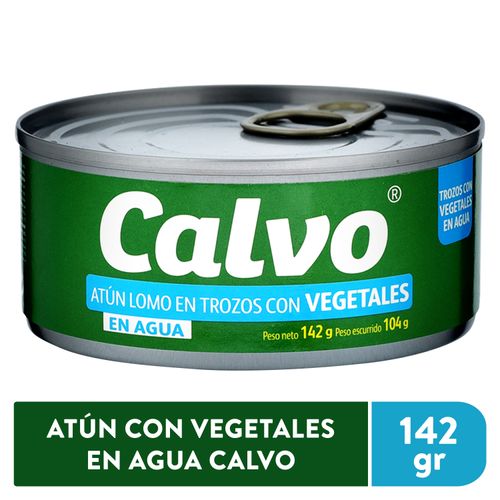 Atún Calvo Con Vegetales Agua - 142gr