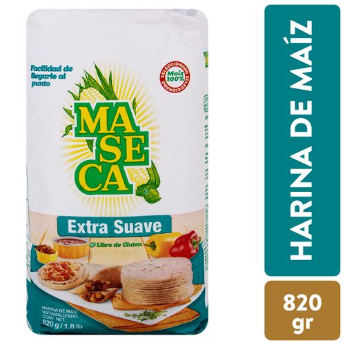 Harina de Maíz Maseca Extra Suave - 820gr