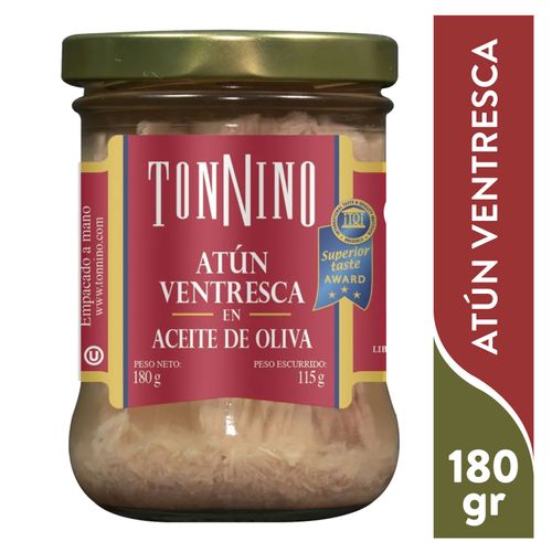 Atún Tonnino ventresca premium en aceite de oliva - 180 g