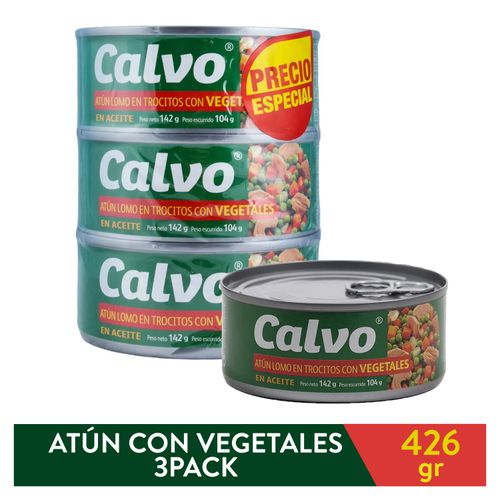 Atún Con Vegetales En Aceite Calvo - 426 g