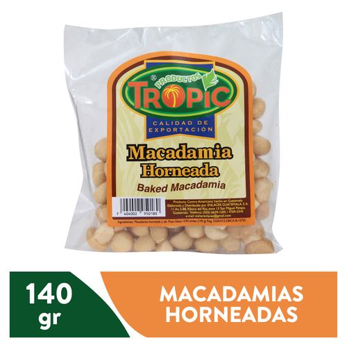 Macadamia Tropic Horneada - 140 g