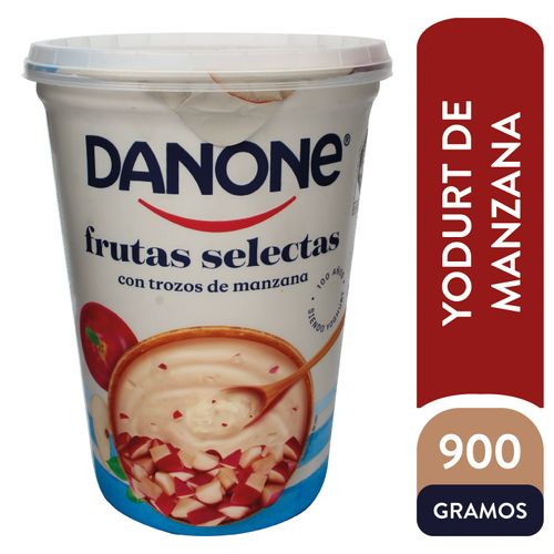 Yogurt Danone fruta manzana batido - 900 g