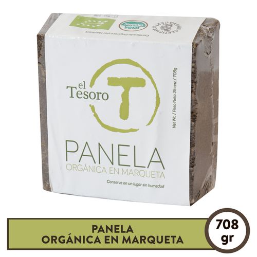 Panela El Tesoro Organica Marqueta - 708gr