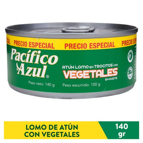 Atún Pacífico Azul Vegetales Especial 140gr