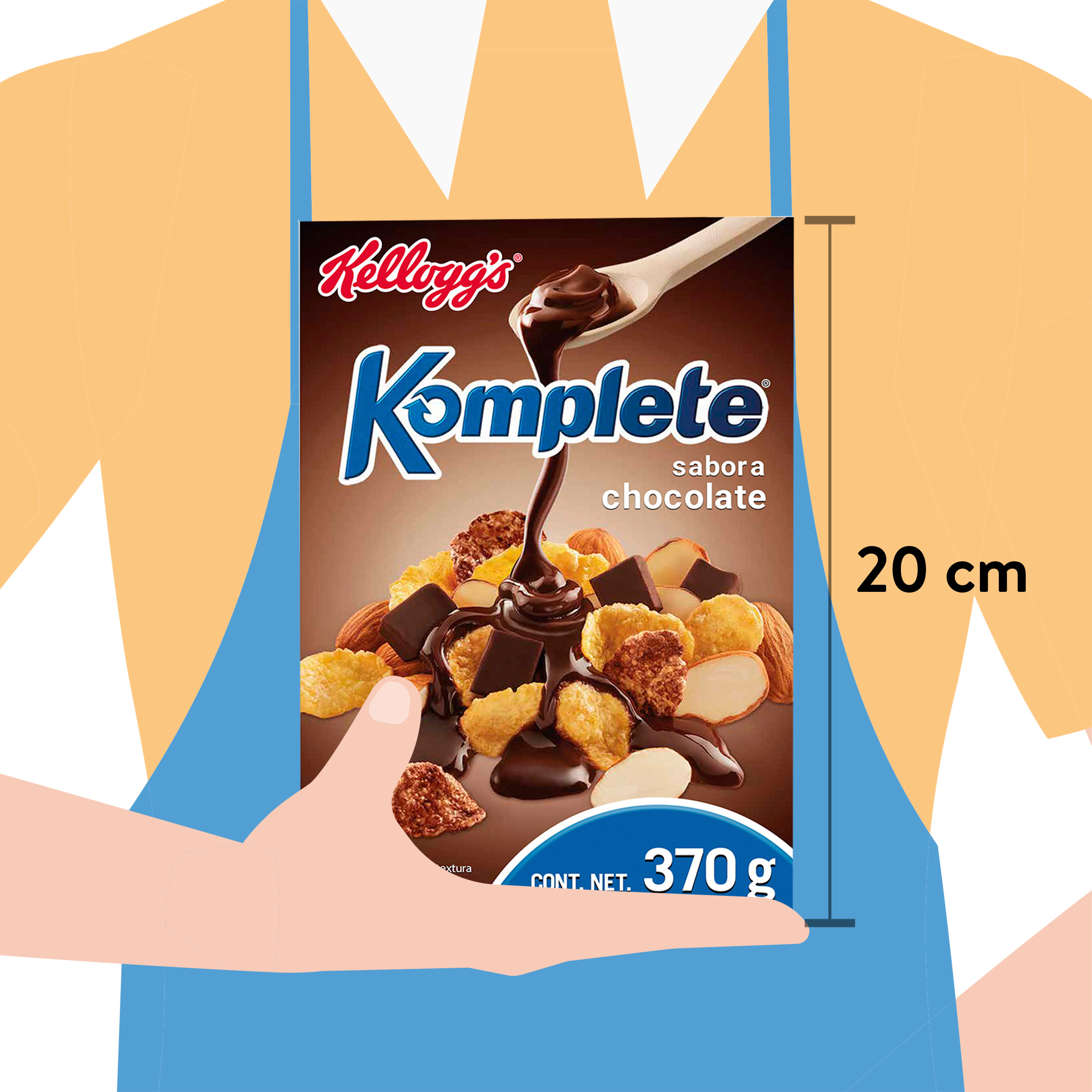 Comprar Cereal Kellogg's® Komplete® Sabor Chocolate - Hojuelas de Maíz Sabor  Maní y Sabor Chocolate, Walmart Guatemala - Maxi Despensa