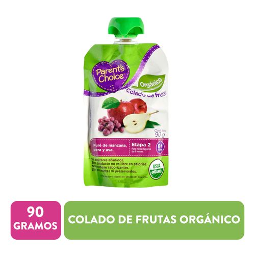 Colado Parents Choic Frutas Organic 90G