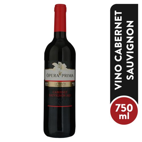 Vino Tinto Opera Prima Cabernet Sauvignon 750ml