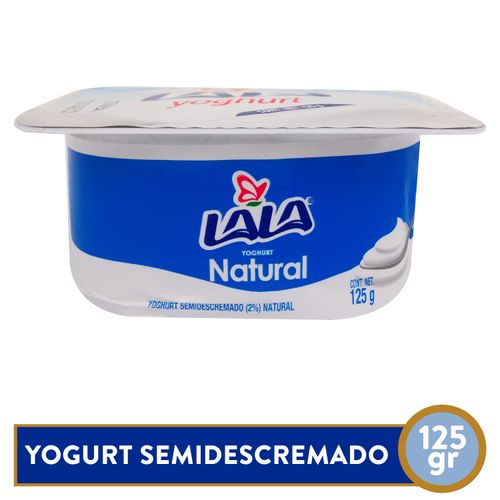 Yogurt Lala Natural Semidescremado - 125 g