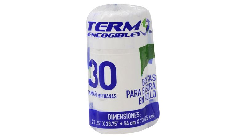 BOLSA DE BASURA Blanco 10 µ 5 L - el rollo 25 bolsas SOURIRE DES SAVEURS,  bodega en línea, entrega