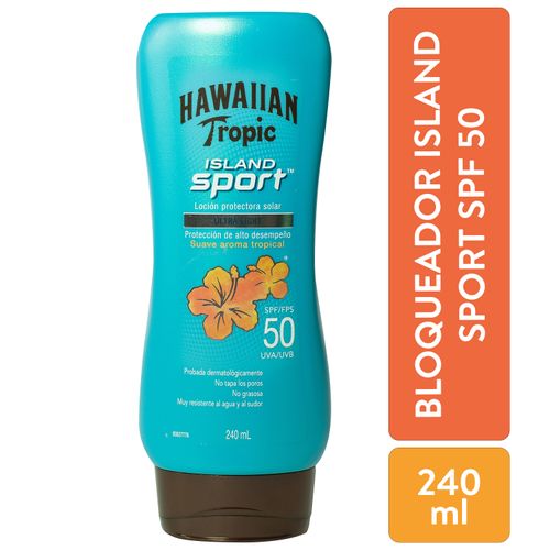 Bloqueador Hawaiian Tropic Sport Fps 50 -240ml