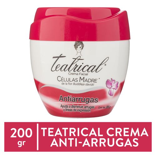 Crema Teatrical Facial Antiarrugas 200Gr