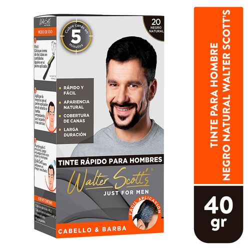 Tinte Walter Scott Cabello Y Barba 20 Ne