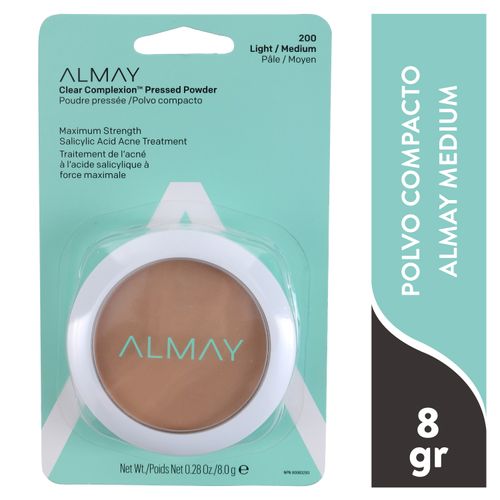 Polvo maquillaje Almay compacto 200 medium - 8 g