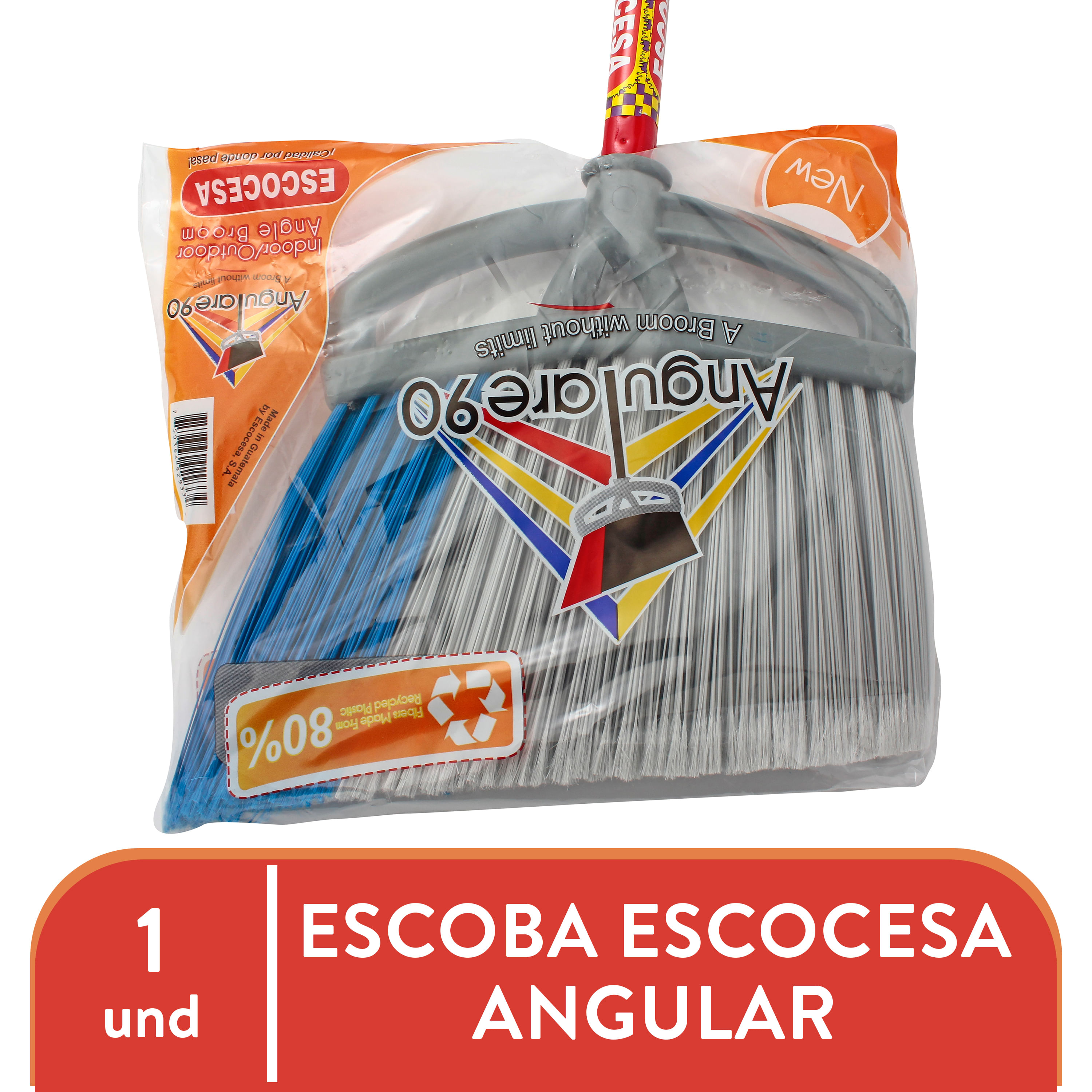 Escoba con palo extensible 77-132 cm 1 unidad · APEX · Supermercado El  Corte Inglés El Corte Inglés