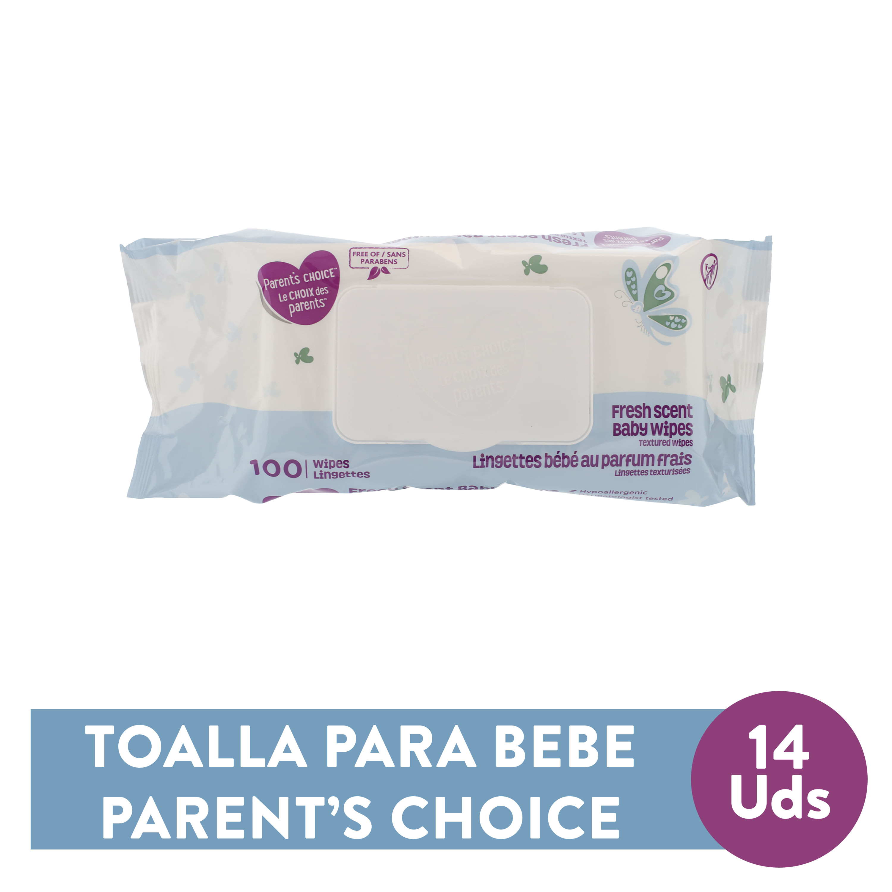 Marca  - Mama Bear Toallitas para bebé prebióticas, Sin Fragancia,  360 Unidad, 6 Paquetes de 60