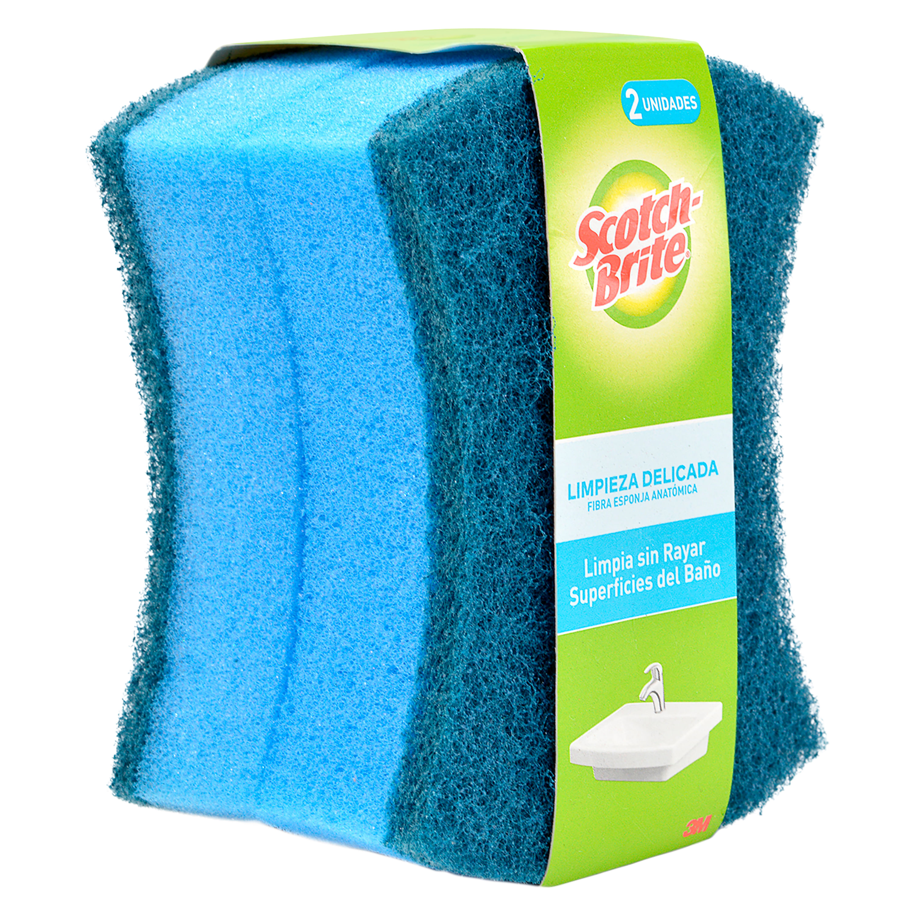 Scotch-Brite Greener Clean - Esponjas naturales para limpiar cocina, baño y  hogar, esponjas antiarañazos, seguras para utensilios de cocina