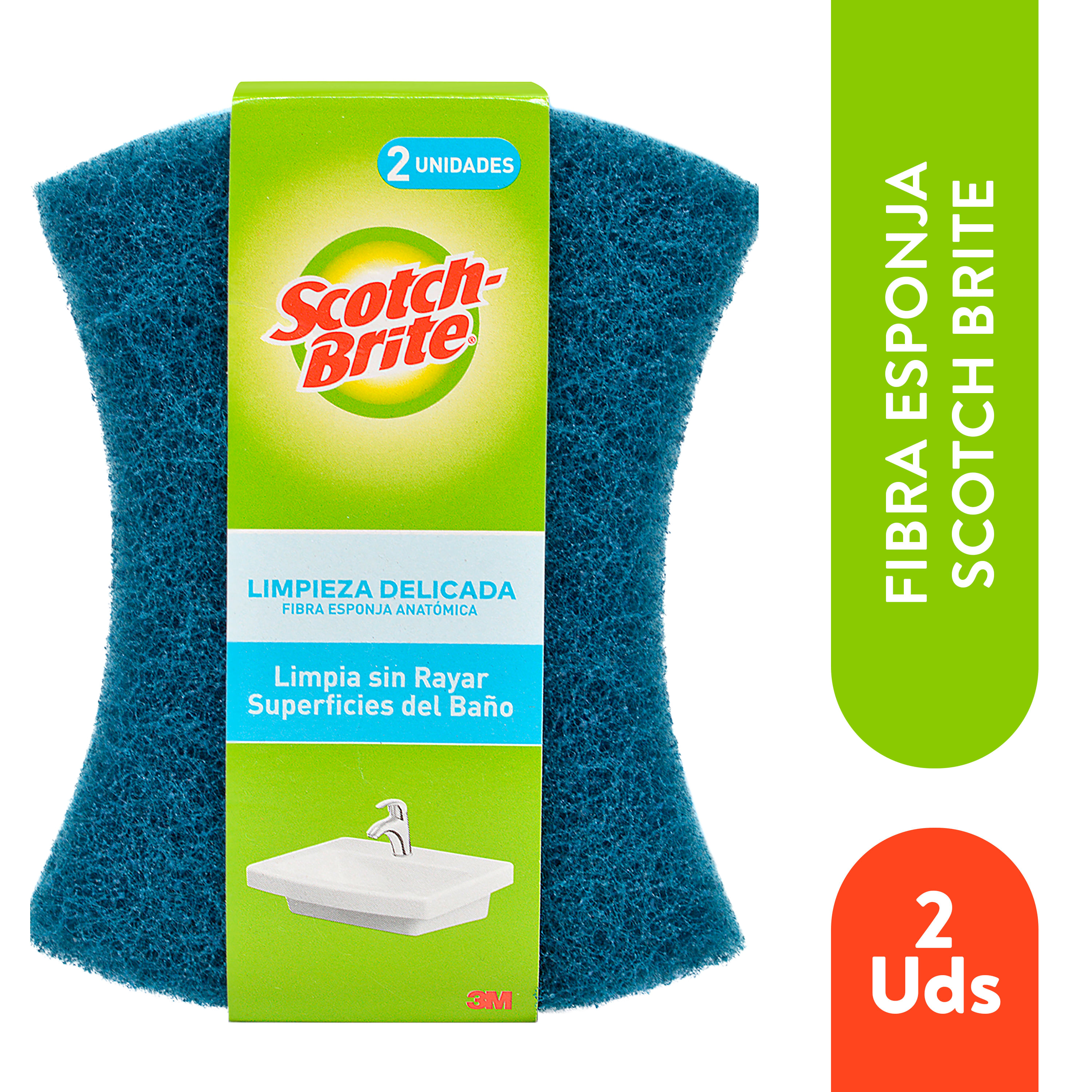 Scotch-Brite Greener Clean – Esponjas naturales para limpiar la cocina el  baño y el hogar esponjas antiarañazos seguras para utensilios de cocina –  Yaxa Store