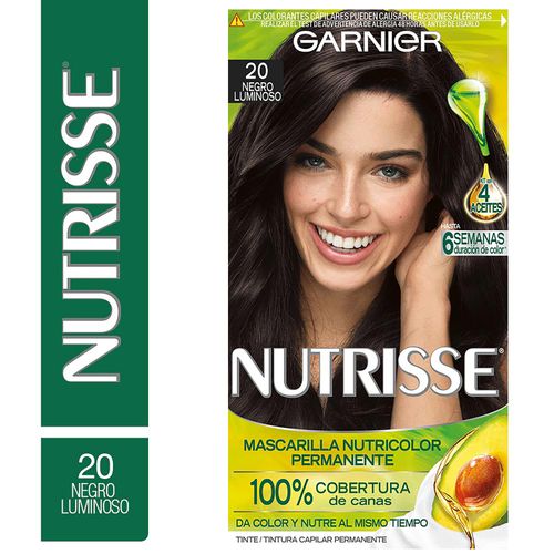 Tintura Permanente Garnier Nutrisse Black Infusion 20