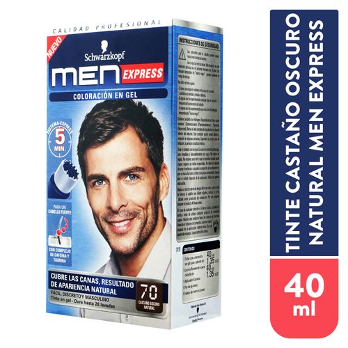 Tinte Hombre Men Express 70 Castano - 40 g