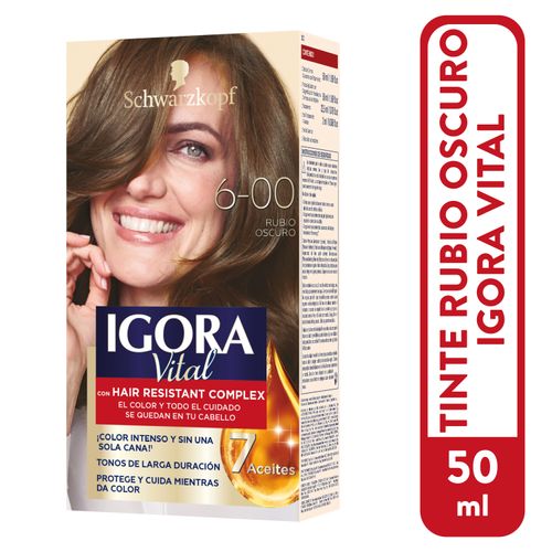 Tinte Igora Vital 6 00 Rubio Osc Kit