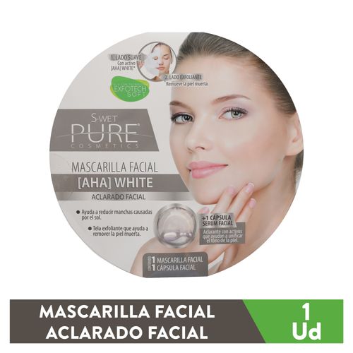 Mascarilla Lady Natural Swet P Aha White Capsula 1U