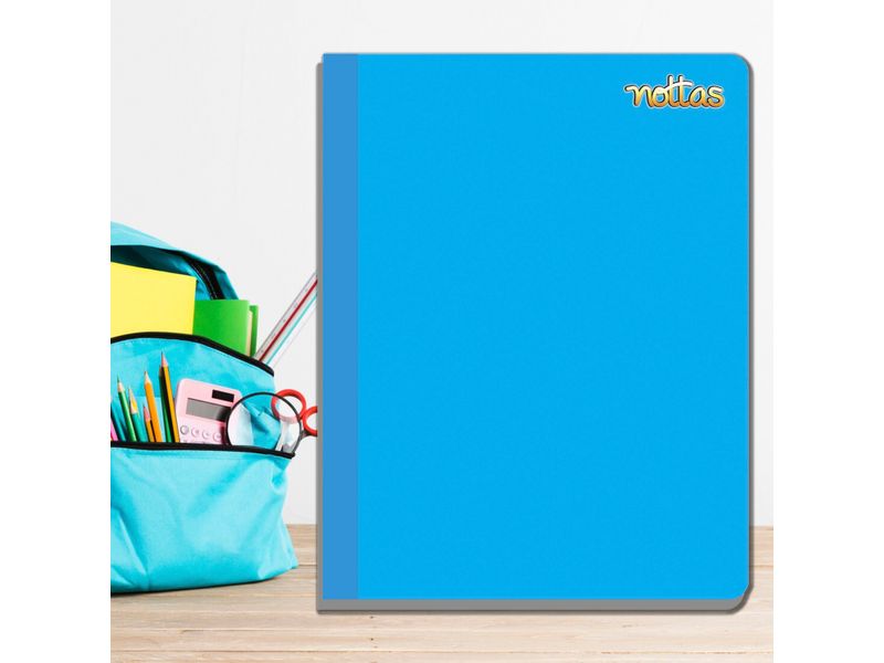 Cuaderno-Nottas-Cosido-Peque-o-Celeste-Rayas-100-Hojas-3-57474