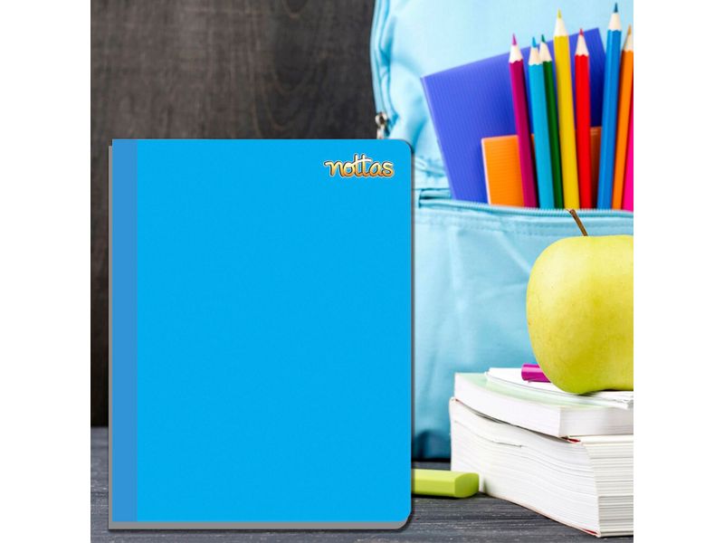 Cuaderno-Nottas-Cosido-Peque-o-Celeste-Rayas-100-Hojas-4-57474