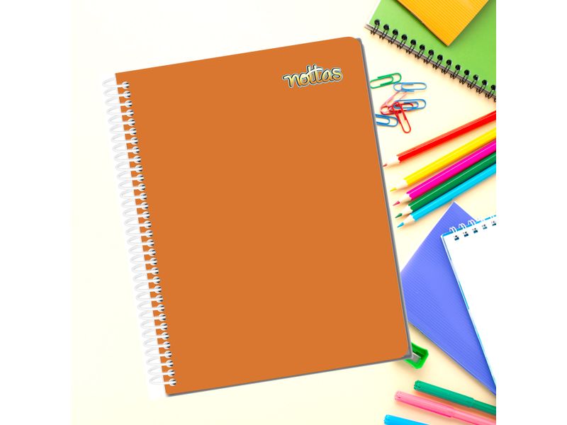 Cuaderno-Nottas-Espiral-Naranja-Rayas-100-Hojas-4-57515