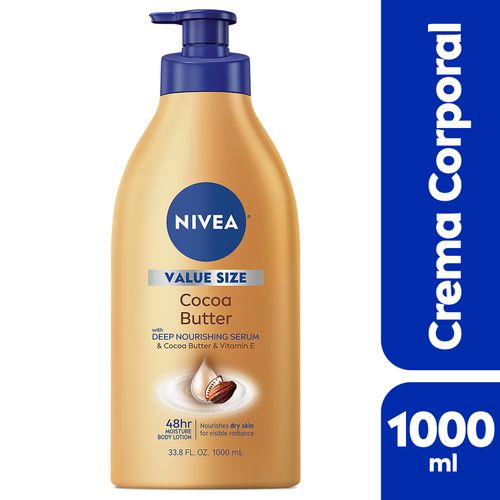 Crema corporal Nivea, Cocoa -1000ml