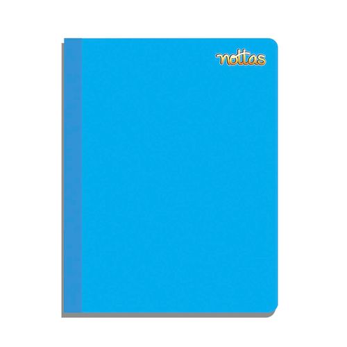 Cuaderno Nottas Cosido Grande Cuadros Celeste - 100 Hojas