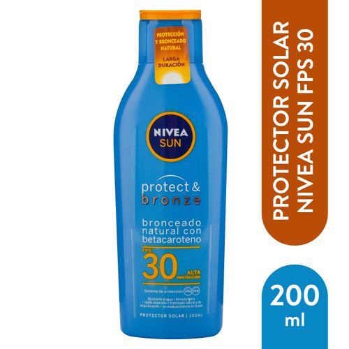Protector solar Nivea sun protect & bronze FPS 30 - 200 ml