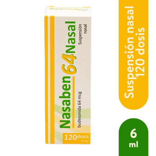 Nasaben Nasal 64Mcg 120 Dosis 6Ml