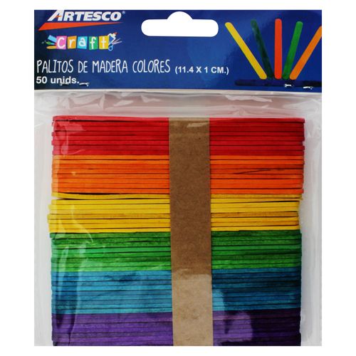 Paletas Bretton de colores - 50 Uds