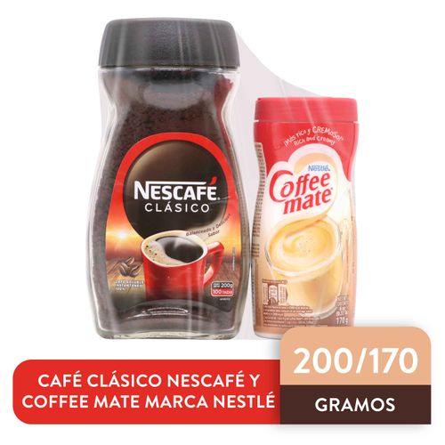 Pack Nescafe 200g Y Coffe Mate 370gr