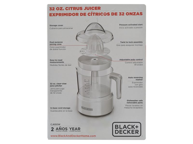Exprimidor-de-C-tricos-Black-Decker-con-Motor-Reversible-y-Jarra-de-1-Litro-CJ650W-4-6509