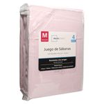 Set-De-S-banas-Mainstays-Tama-o-Matrimonial-Color-Palo-Rosa-2-49590