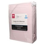 Set-De-S-banas-Mainstays-Tama-o-Matrimonial-Color-Palo-Rosa-3-49590