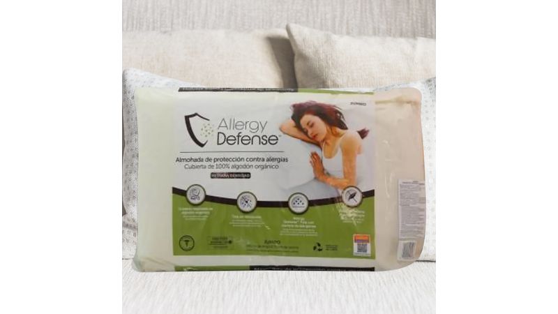 Almohada Antiácaros Viscoelástica Estándar 36x60cm NATIONAL ALLERGY