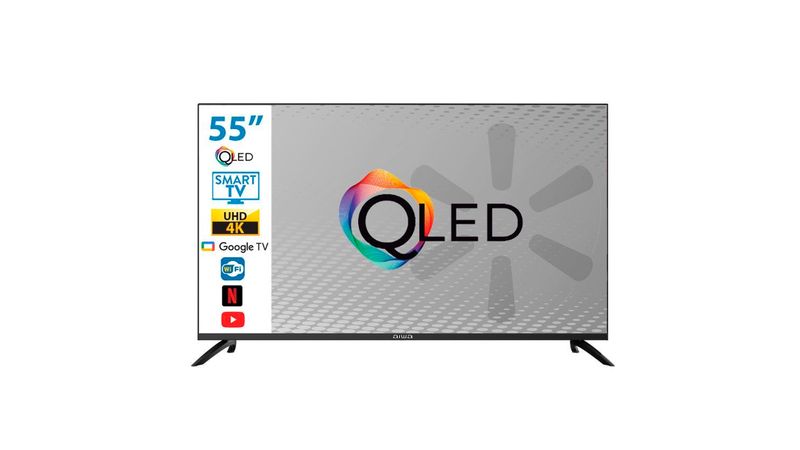 Pantalla Aiwa 65 Pulgadas Qled Smart Google Tv