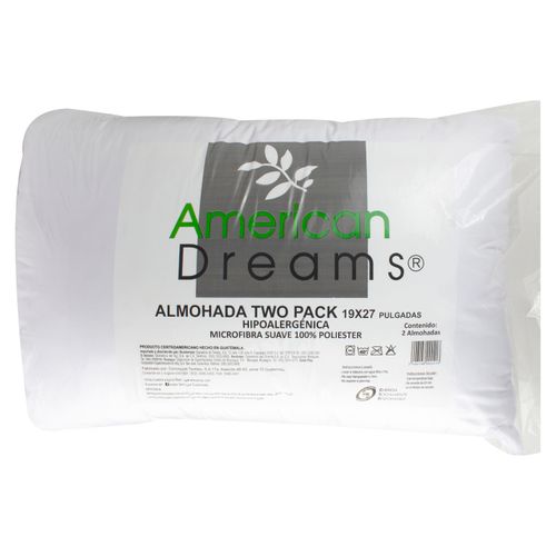 2 Pack Almohada American Dream Modelo Bca 144H