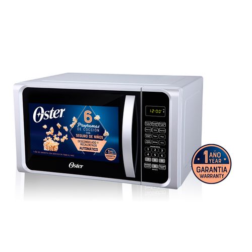 Comprar Microondas Digital Oster 0.7 Pies Cubicos Color Blanco, Apertura De  Puerta Con Botón, Reloj Digital, Con Seguro De Niños, Walmart Costa Rica -  Maxi Palí