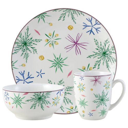 Vajilla Mainstays De Porcelana Surtida 12 Piezas