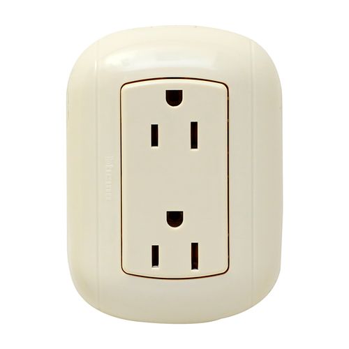 Toma Oval Doble 3m Polari 2pt15 Amp P38